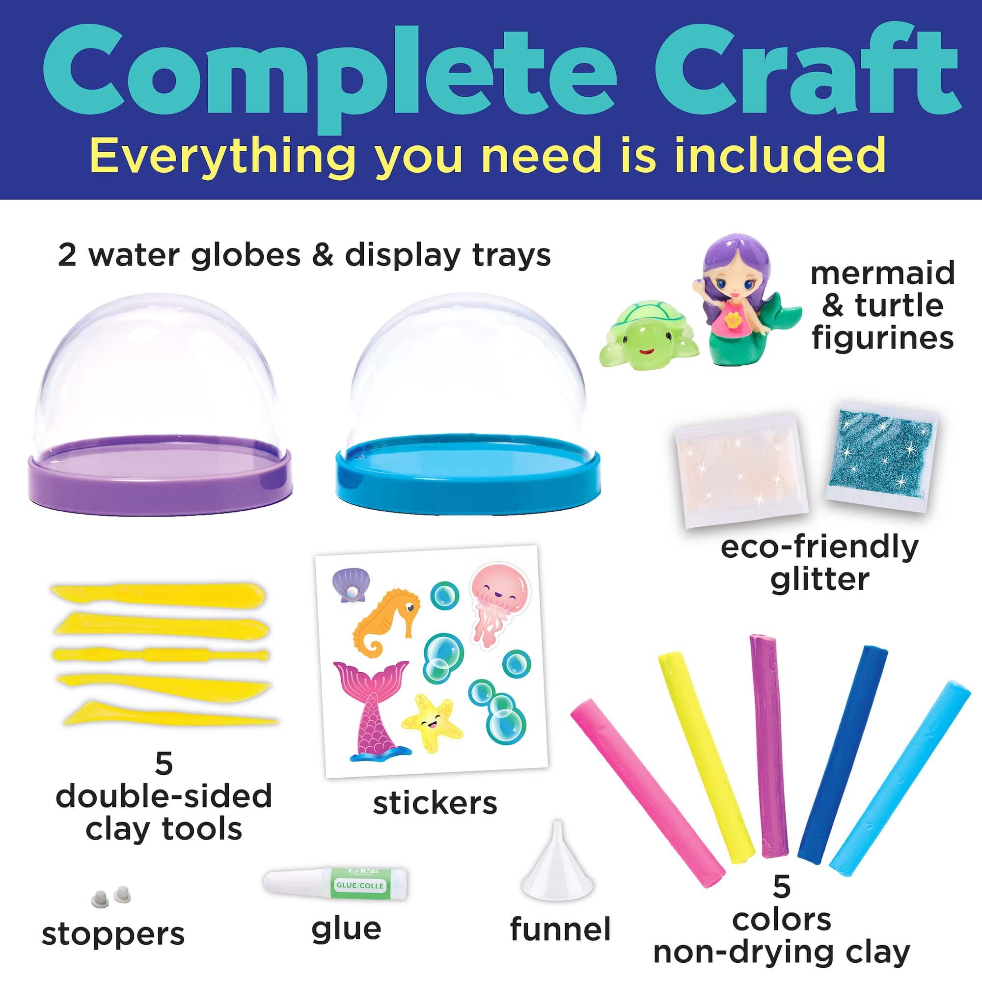 Creativity for Kids MYO Water Globes Mermaid Kit